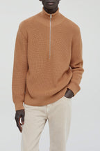 Closed - Pull Zipped Jumper - Wild Honey - Homme