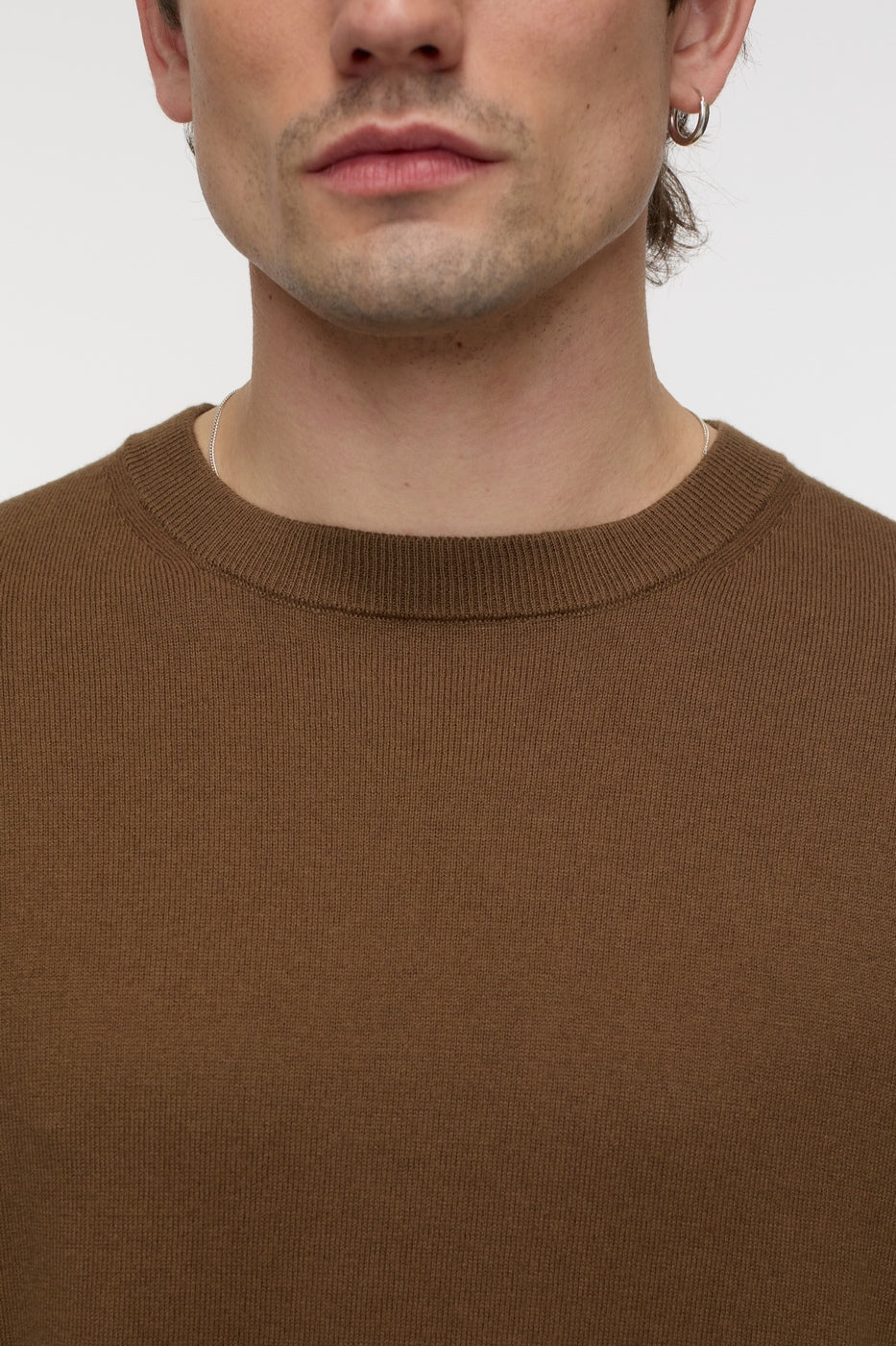 Crewneck Long Sleeve - Teak Wood - Homme