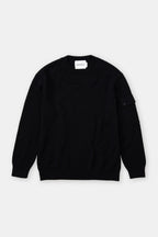 Crewneck Jumper - Black - Homme