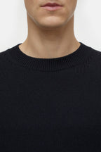 Crewneck Jumper - Black - Homme