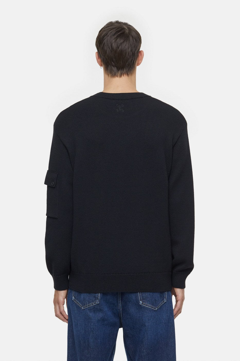 Crewneck Jumper - Black - Homme
