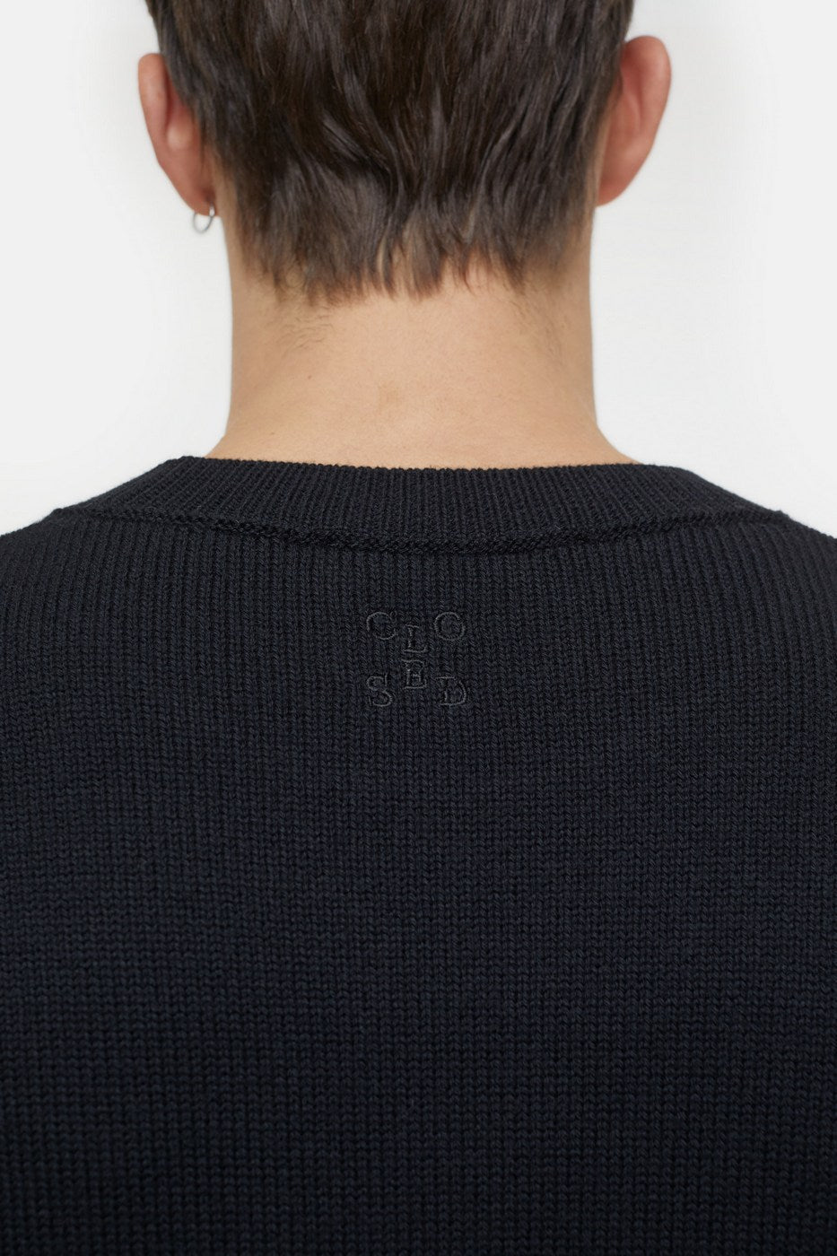 Crewneck Jumper - Black - Homme