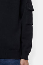 Crewneck Jumper - Black - Homme
