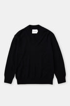 V Neck Jumper - Black - Homme