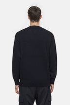 V Neck Jumper - Black - Homme