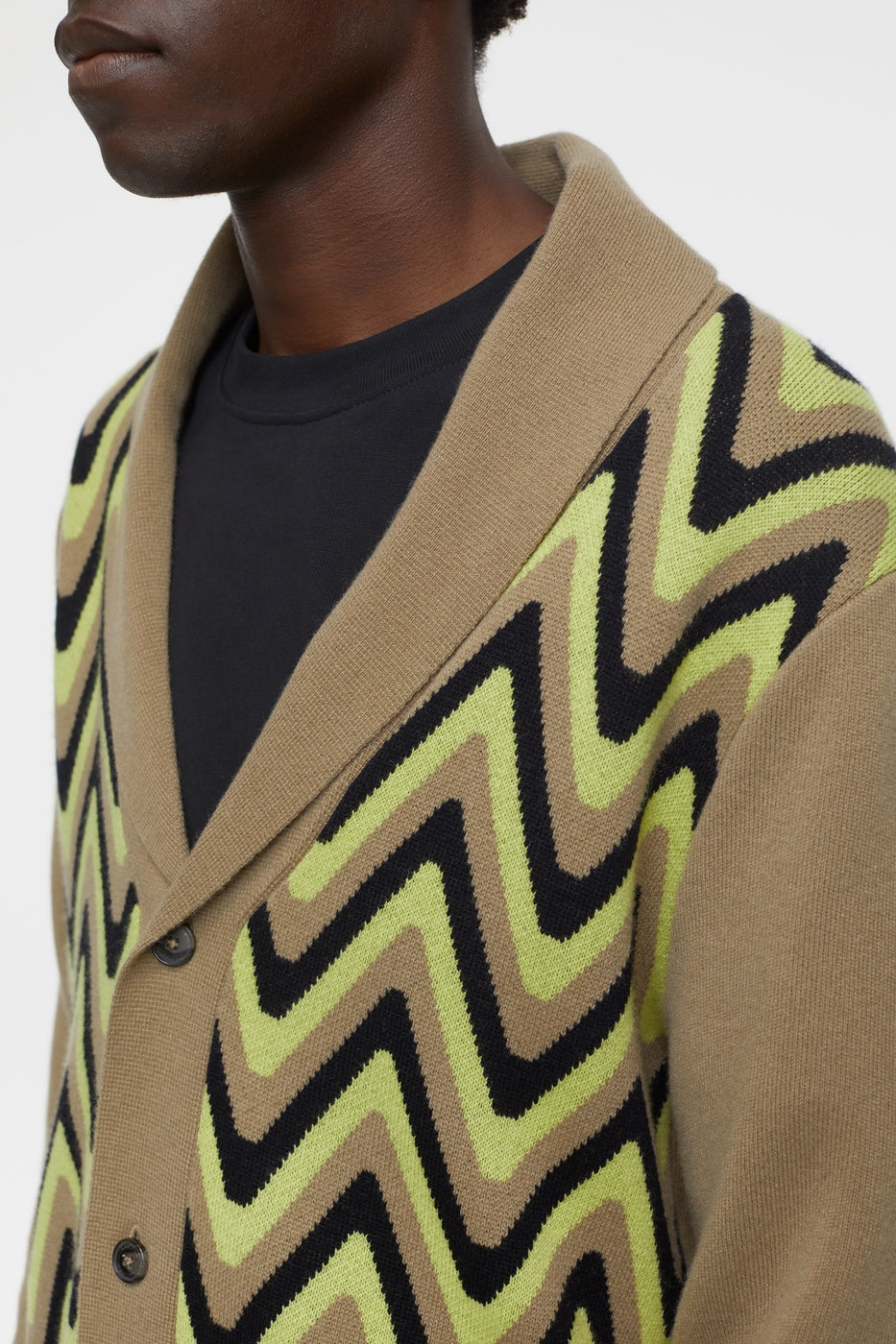 Cardigan - Primary Yellow - Homme