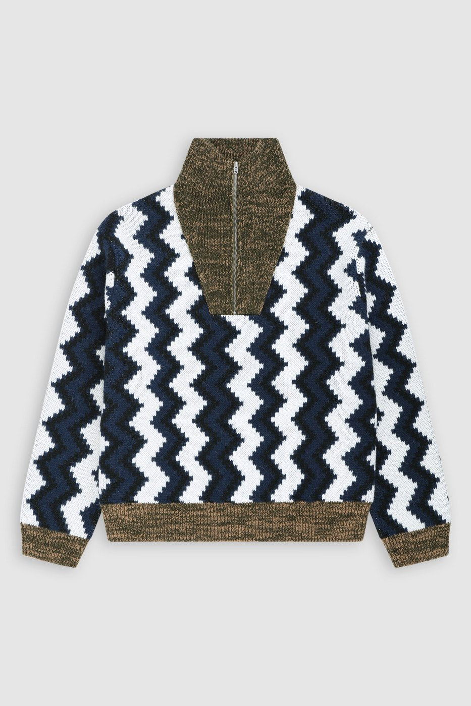Half-Zip Jumper - Smokey Blue - Homme