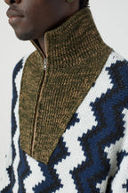 Half-Zip Jumper - Smokey Blue - Homme
