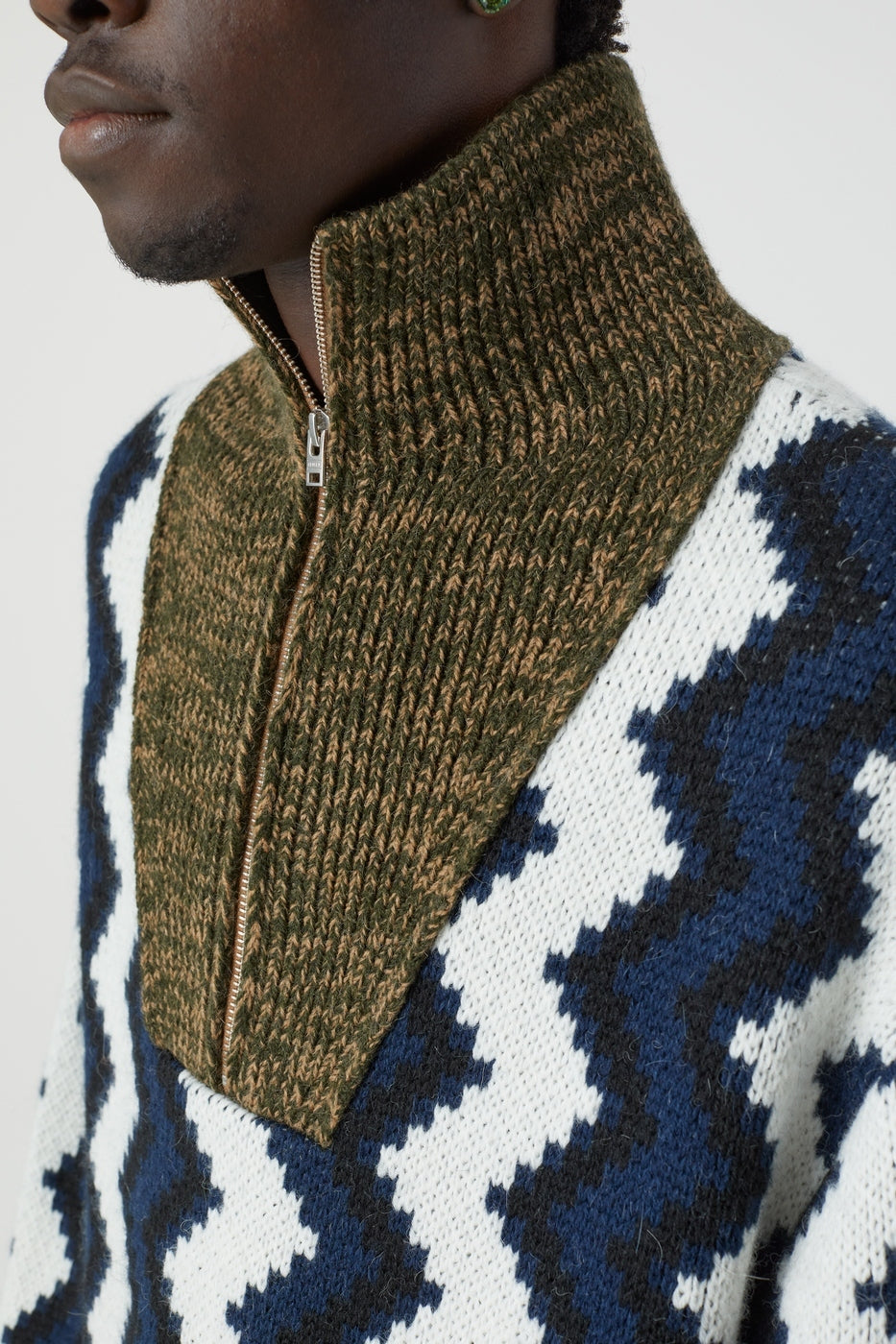 Half-Zip Jumper - Smokey Blue - Homme