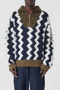 Half-Zip Jumper - Smokey Blue - Homme