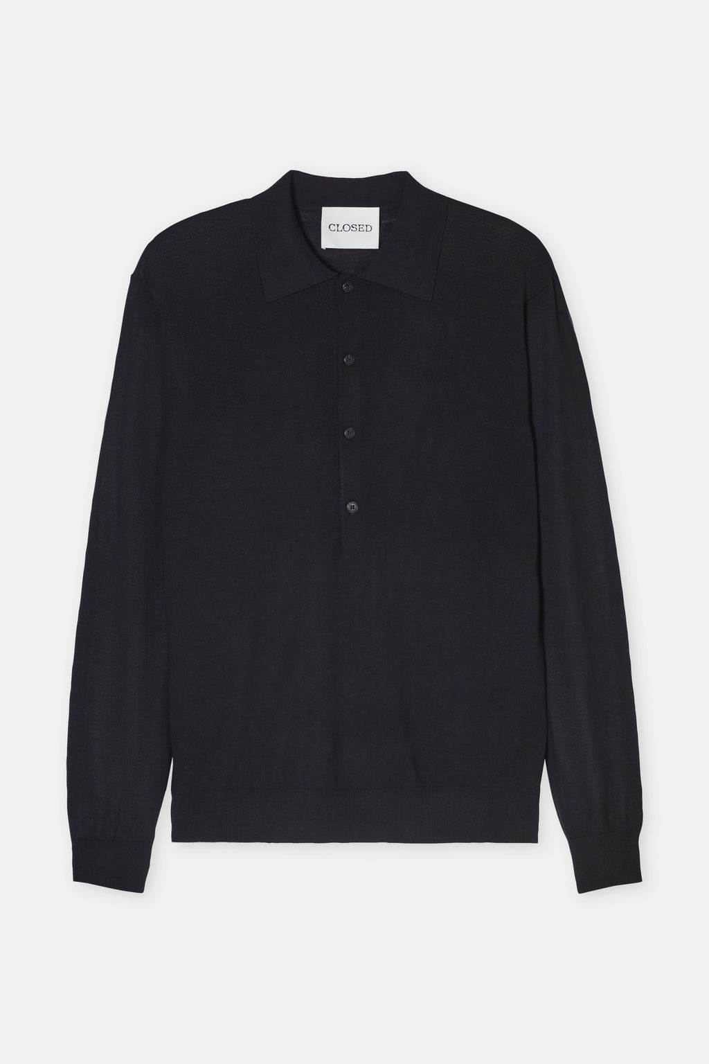 Polo Jumper - Black - Homme