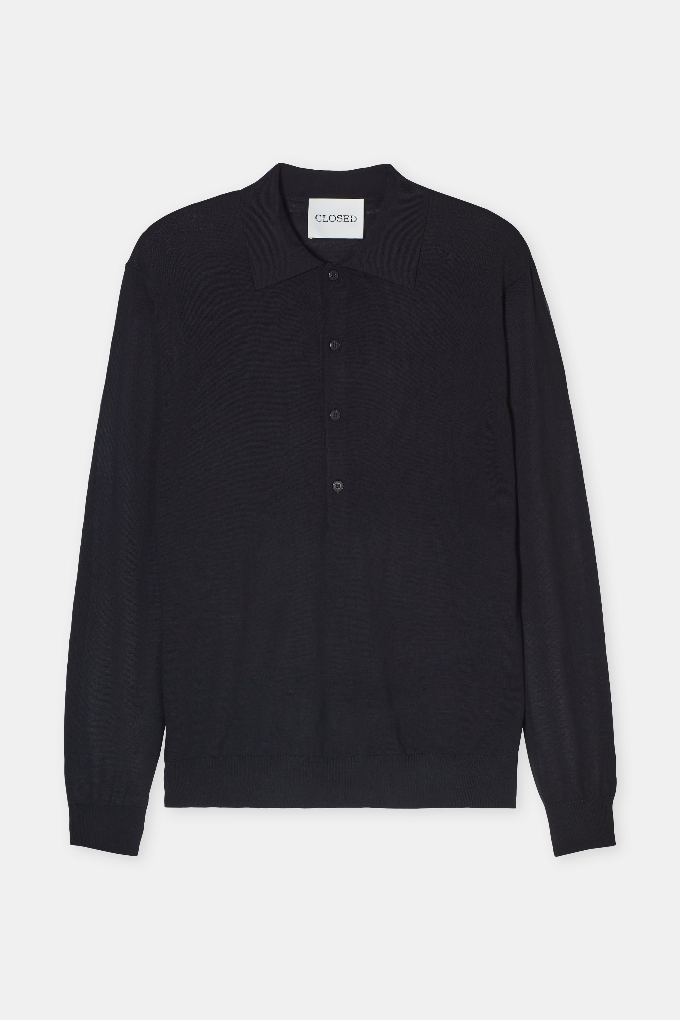 Polo Jumper - Black - Homme