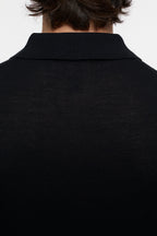 Polo Jumper - Black - Homme