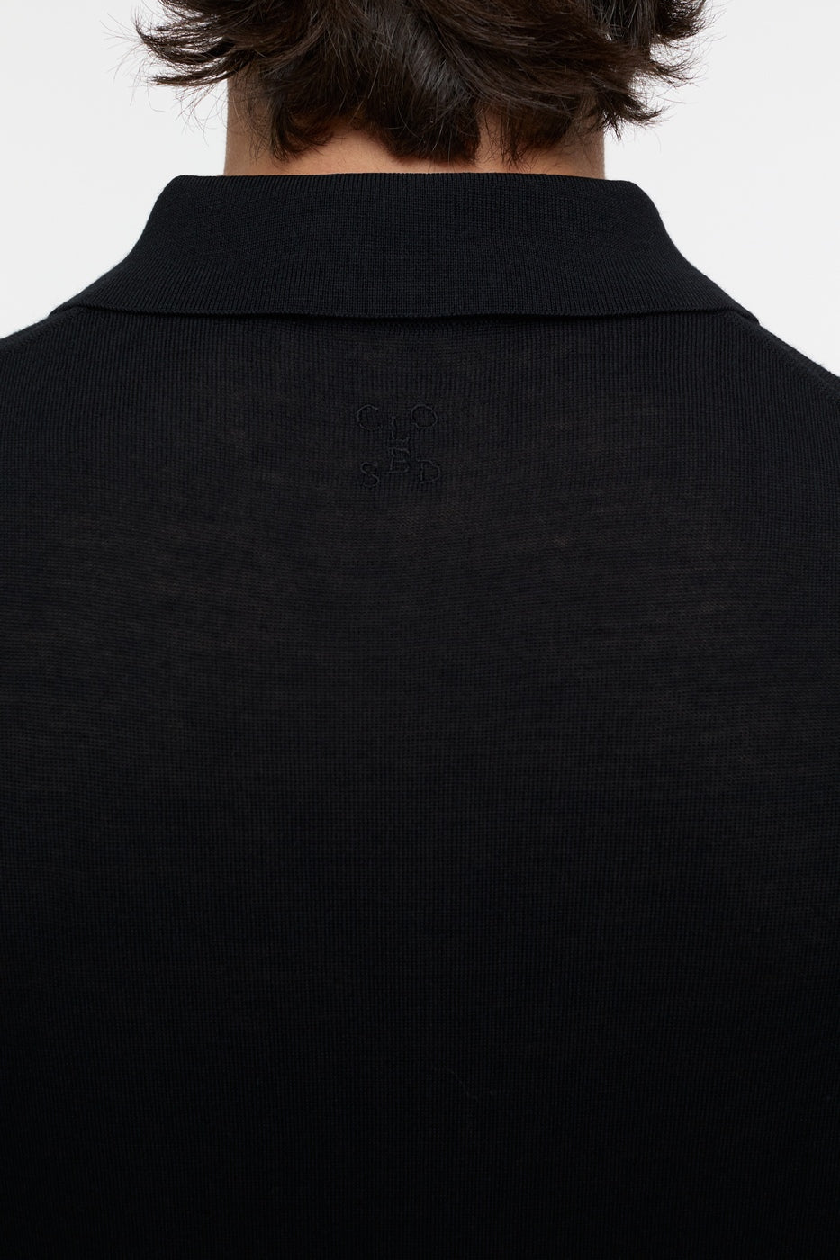 Polo Jumper - Black - Homme