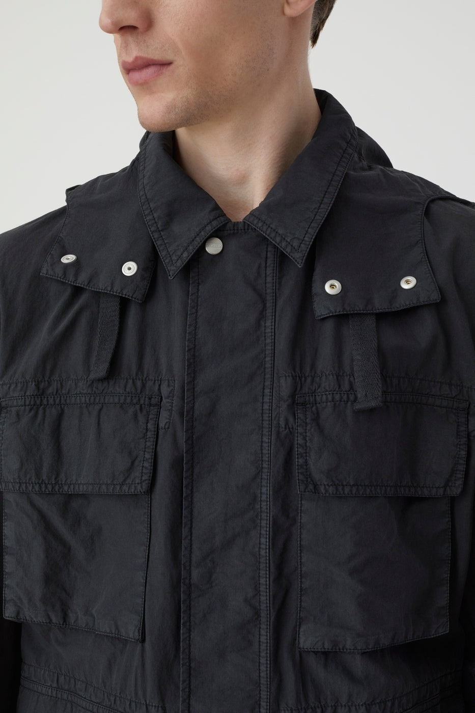 Short Parka - Black - Homme