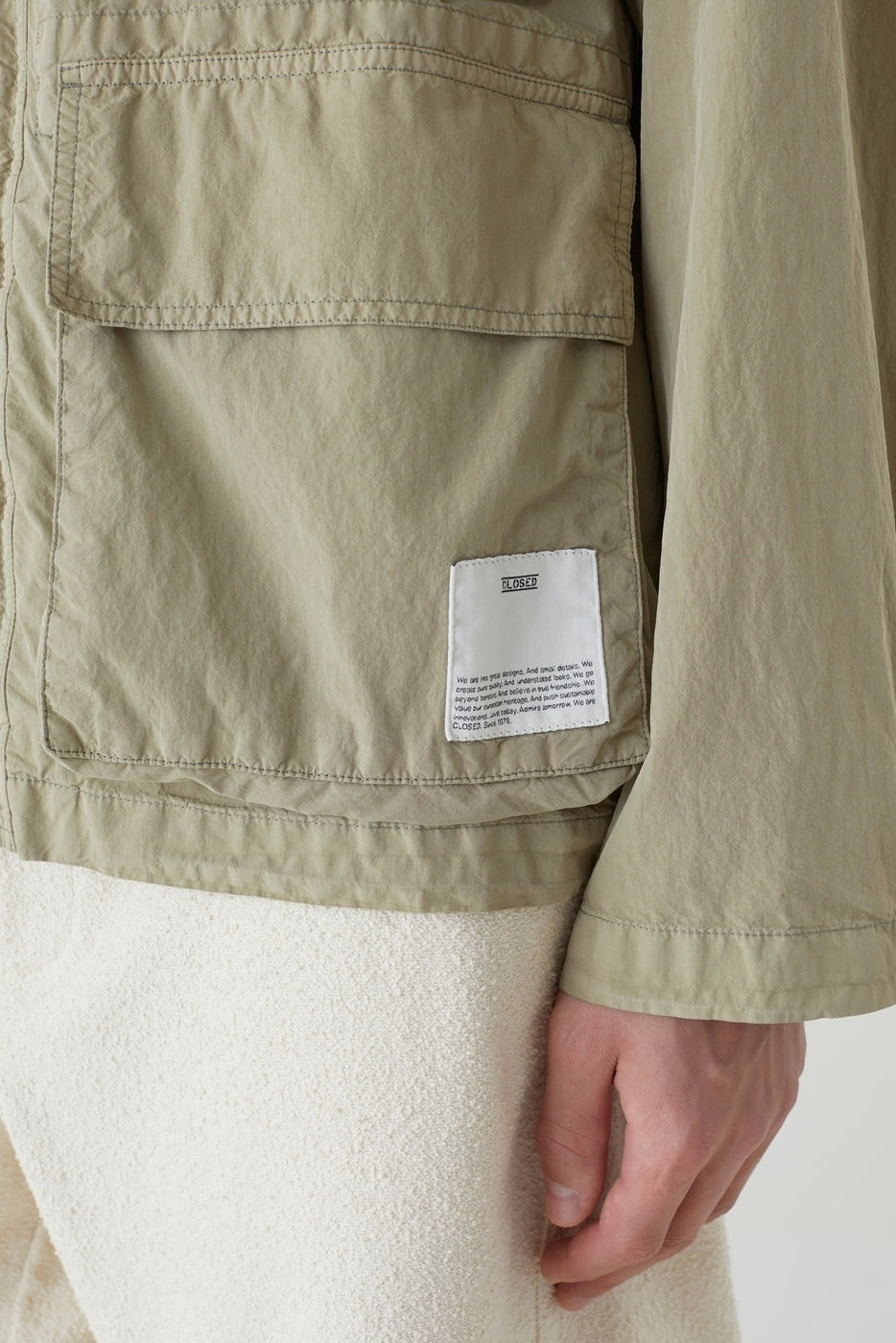 Short Parka - Light Moss Green - Homme