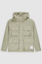Short Parka - Light Moss Green - Homme
