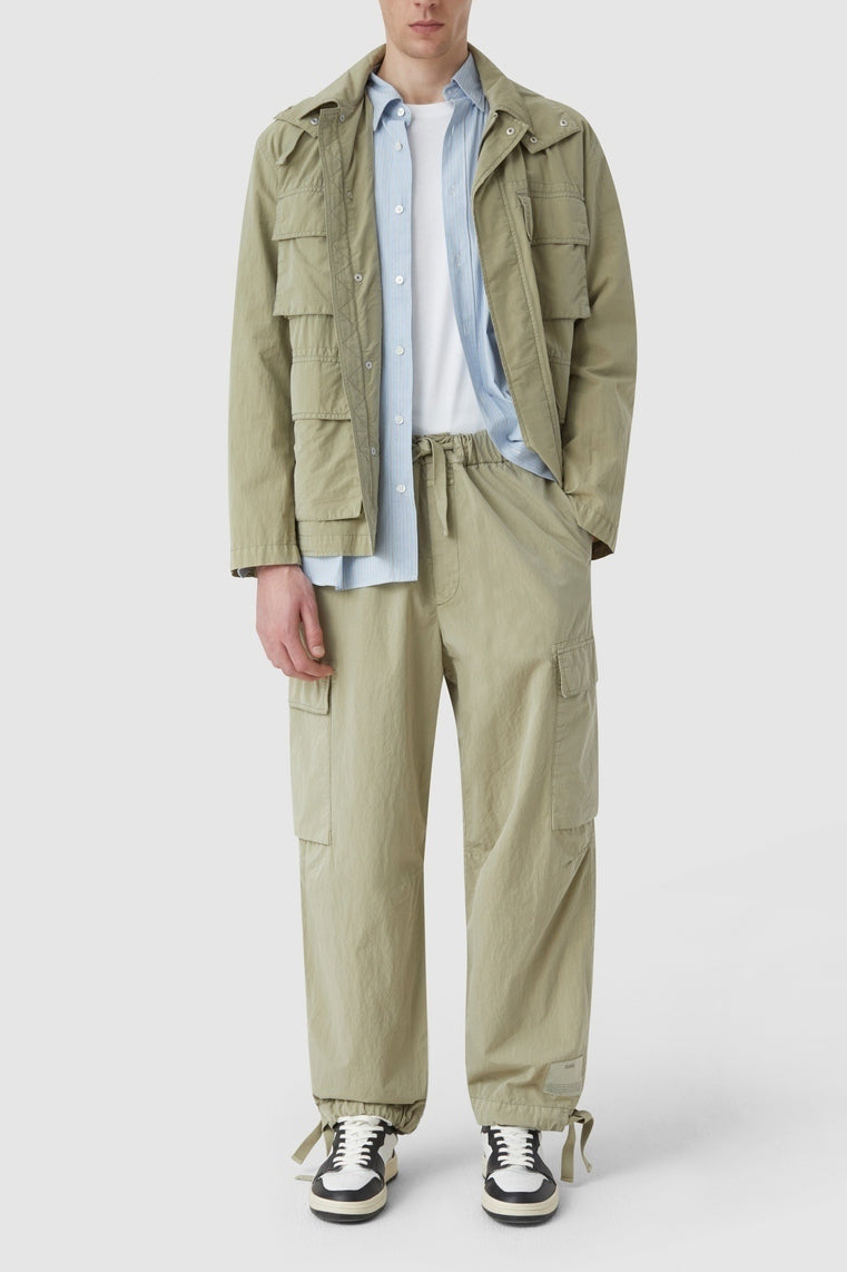 Short Parka - Light Moss Green - Homme