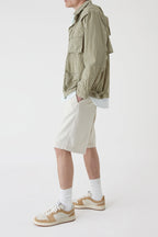 Short Parka - Light Moss Green - Homme