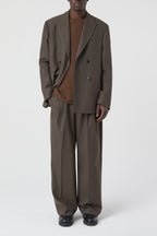 Double Breasted Blazer - Charcoal - Homme
