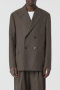 Double Breasted Blazer - Charcoal - Homme