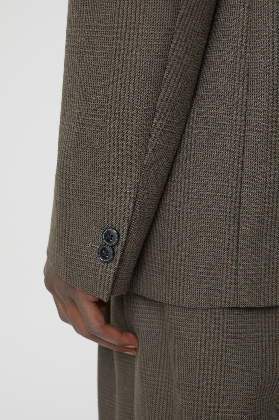 Double Breasted Blazer - Charcoal - Homme