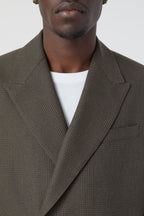 Double Breasted Blazer - Charcoal - Homme