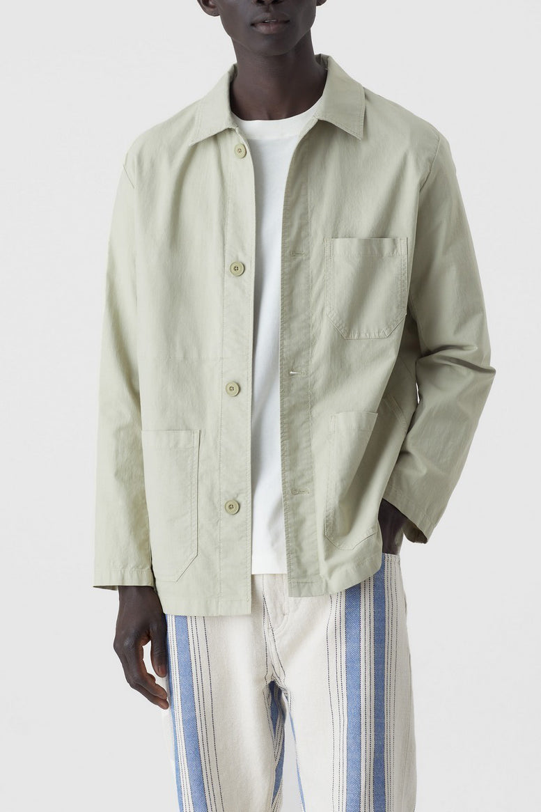 Veste De Travail - Light Moss Green - Homme