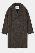 Manteau Croisé - Black - Homme