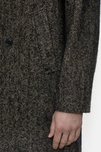 Manteau Croisé - Black - Homme