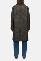 Manteau Croisé - Black - Homme