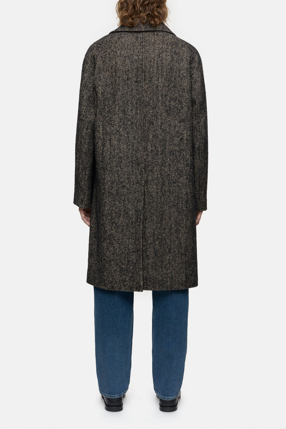 Manteau Croisé - Black - Homme