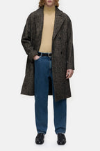 Manteau Croisé - Black - Homme