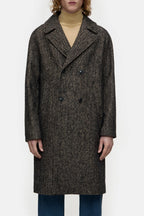 Manteau Croisé - Black - Homme