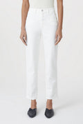 Jeans Pedal Pusher - White - Femme