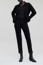 Jeans Pedal Pusher - Black - Femme