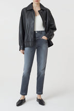 Jeans Pedal Pusher - Mid Grey - Femme