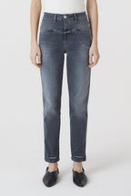 Jeans Pedal Pusher - Mid Grey - Femme