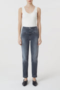 Jeans Pedal Pusher - Mid Grey - Femme