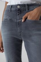 Jeans Pedal Pusher - Mid Grey - Femme