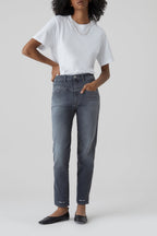 Jeans Pedal Pusher - Mid Grey - Femme