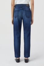 Jeans Pedal Pusher - Dark Blue - Femme