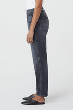 Jeans Pedal Pusher - Dark Grey - Femme