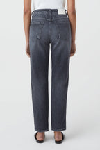 Jeans Pedal Pusher - Dark Grey - Femme