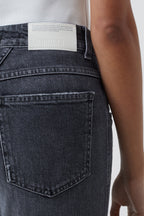 Jeans Pedal Pusher - Dark Grey - Femme