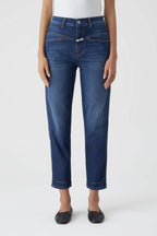 Jeans Pedal Pusher - Dark Blue - Femme