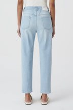 Jeans Pedal Pusher - Light Blue - Femme