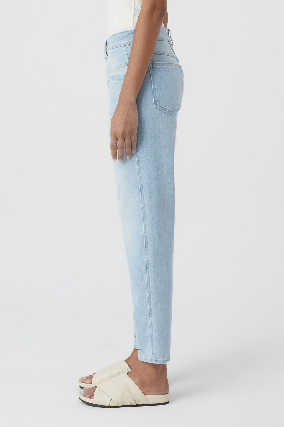 Jeans Pedal Pusher - Light Blue - Femme