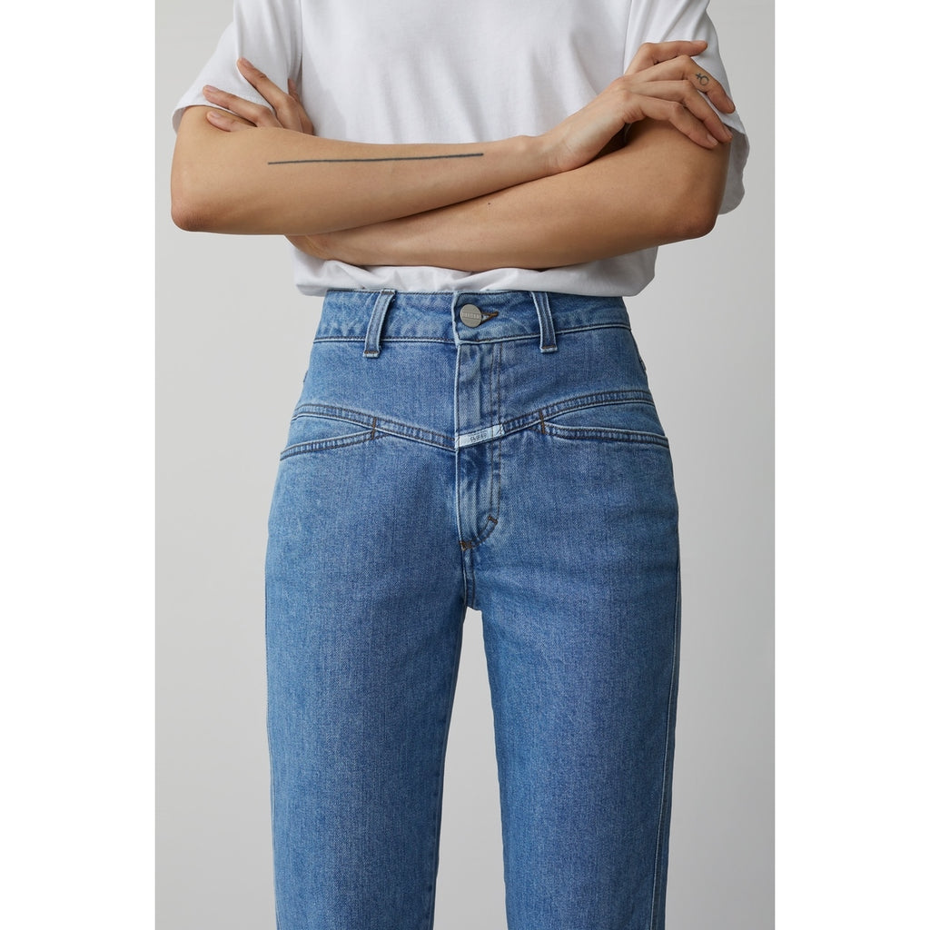 Closed - Jean Closed Pedal Pusher - Bleu Moyen - Femme