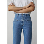 Closed - Jean Closed Pedal Pusher - Bleu Moyen - Femme